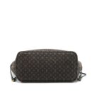AAA Replica Louis Vuitton LV NEVERFULL MM MONOGRAM FABRIC DARK BROWN GHW