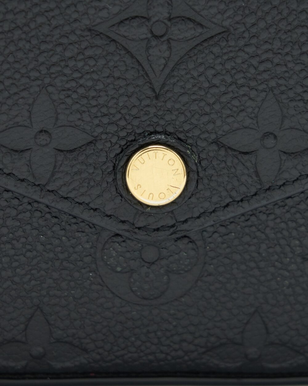 AAA Replica Louis Vuitton LV FELICIE POCHETTE MONOGRAM EMPREINTE LEATHER BLACK