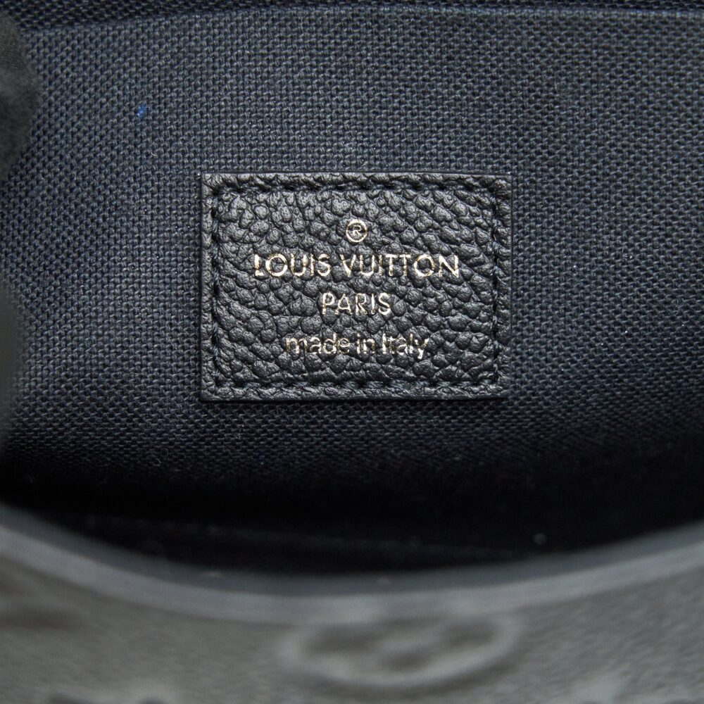 AAA Replica Louis Vuitton LV FELICIE POCHETTE MONOGRAM EMPREINTE LEATHER BLACK