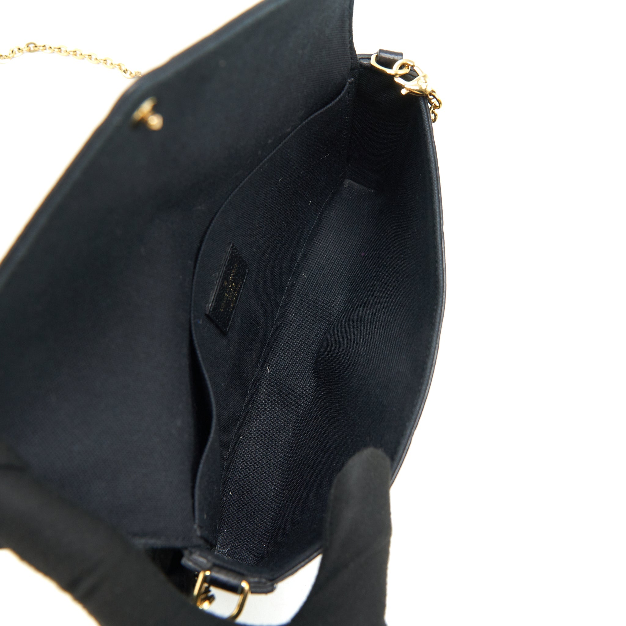 AAA Replica Louis Vuitton LV FELICIE POCHETTE MONOGRAM EMPREINTE LEATHER BLACK