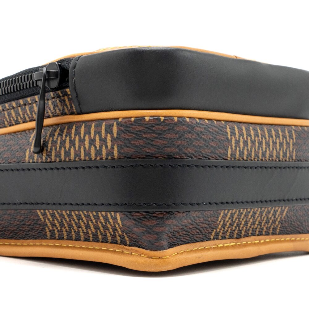 AAA Replica Louis Vuitton LV X NIGO AMAZON SLING BAG MONOGRAM CANVAS BLACK HARDWARE