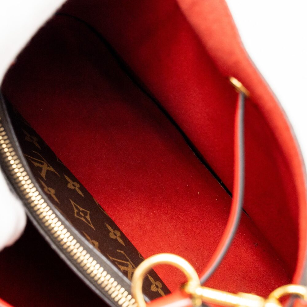 AAA Replica Louis Vuitton LV NEO NOE MONOGRAM CANVAS RED GHW