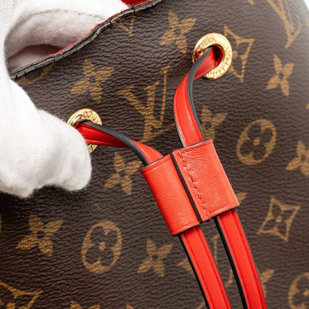 AAA Replica Louis Vuitton LV NEO NOE MONOGRAM CANVAS RED GHW