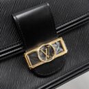 AAA Replica Louis Vuitton LV DAUPHINE MM EPI BLACK GHW