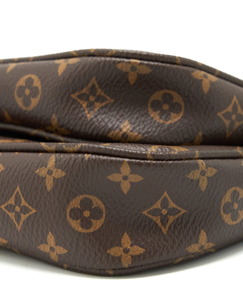 AAA Replica Louis Vuitton LV MULTI POCHETTE KAHKI STRAP MONOGRAM GHW
