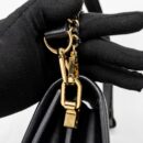 AAA Replica Louis Vuitton LV DAUPHINE MM EPI BLACK GHW