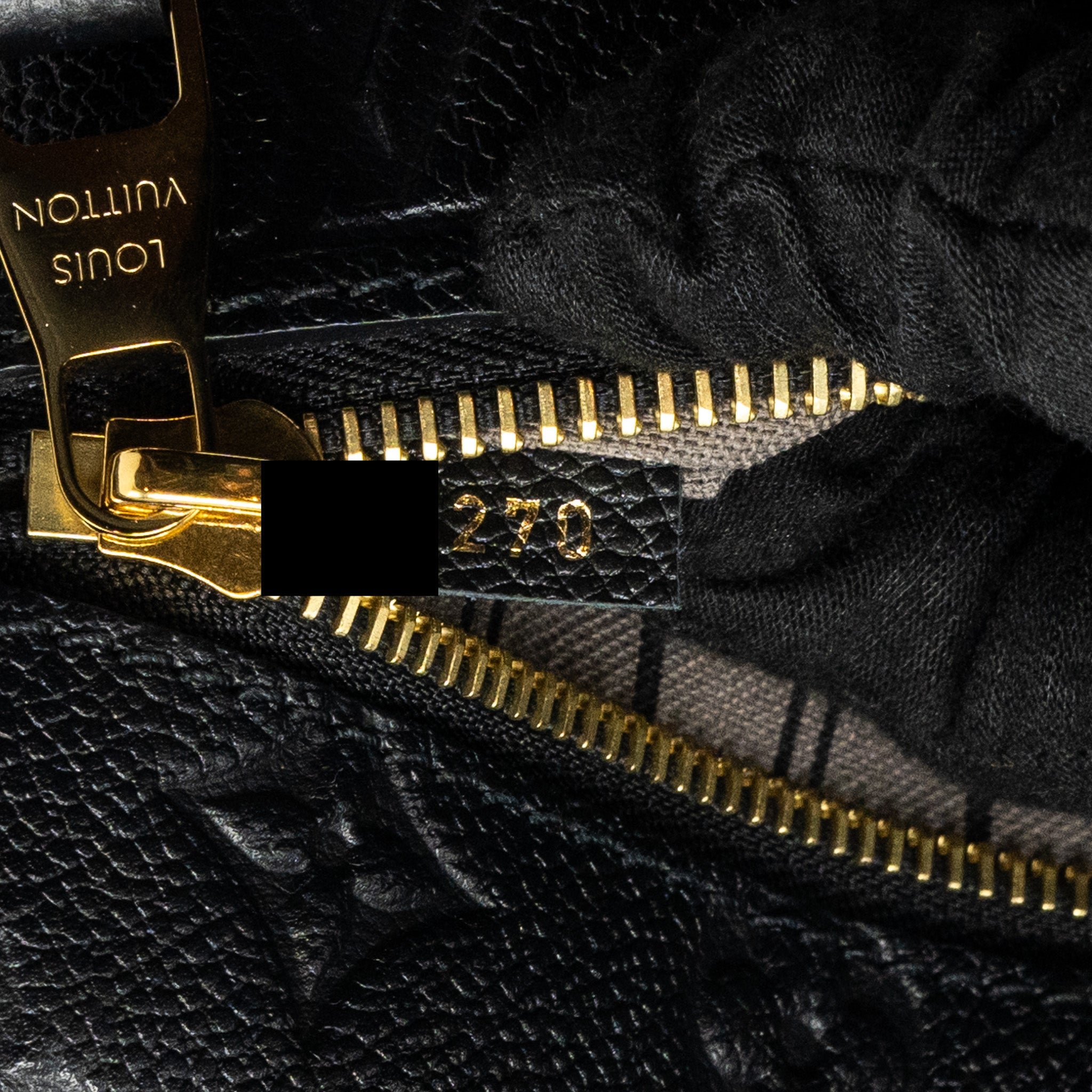 AAA Replica Louis Vuitton LV POCHETTE METIS MONOGRAM EMPREINTE BLACK GHW