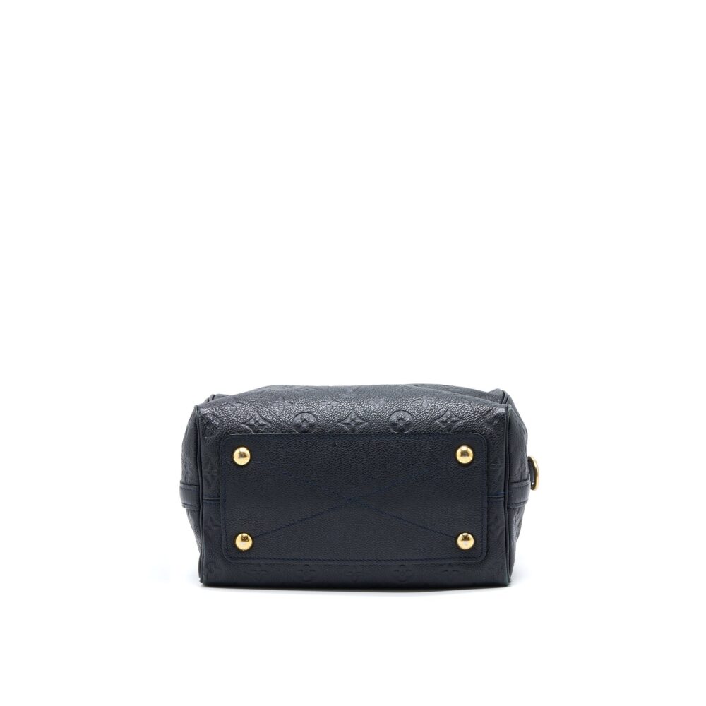 AAA Replica Louis Vuitton LV SPEEDY 25 MONOGRAM EMPREINTE BLACK GHW