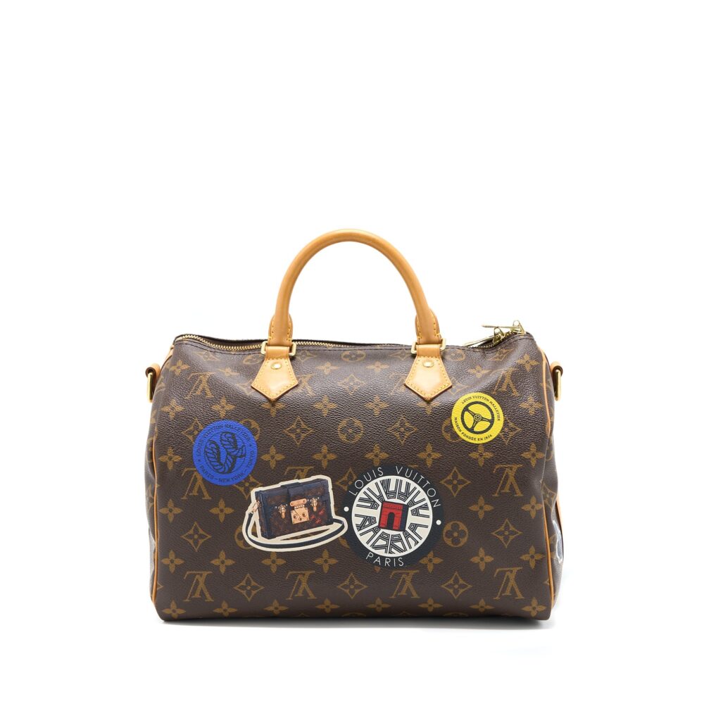 AAA Replica Louis Vuitton LV SPEEDY 30 LIMITED EDITION MONOGRAM CANVAS GHW
