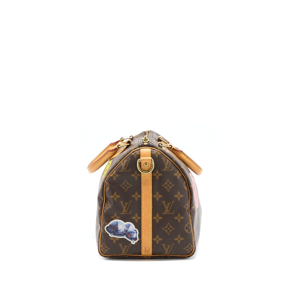 AAA Replica Louis Vuitton LV SPEEDY 30 LIMITED EDITION MONOGRAM CANVAS GHW