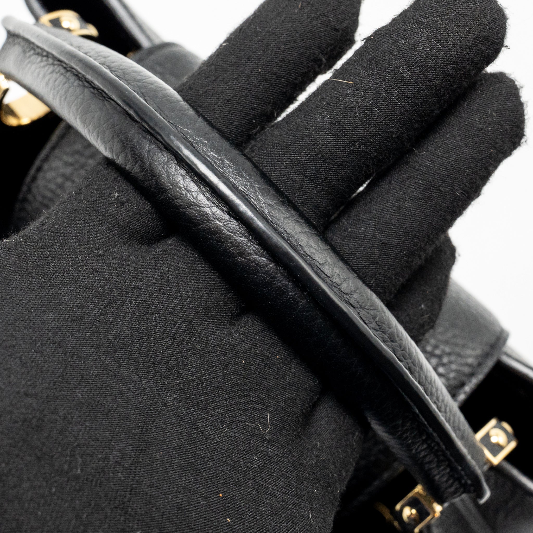 AAA Replica Louis Vuitton LV CAPUCINES BB WITH MONOGRAM FLOWER EMBELLISHMENTS TAURILLON BLACK GHW