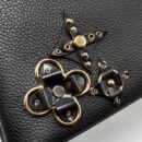 AAA Replica Louis Vuitton LV CAPUCINES BB WITH MONOGRAM FLOWER EMBELLISHMENTS TAURILLON BLACK GHW