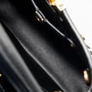AAA Replica Louis Vuitton LV CAPUCINES BB WITH MONOGRAM FLOWER EMBELLISHMENTS TAURILLON BLACK GHW