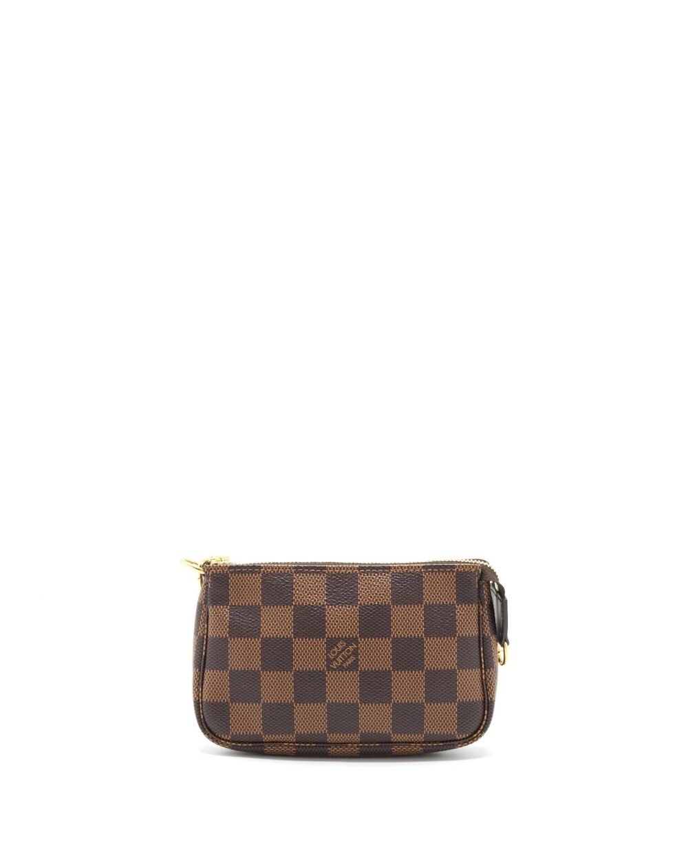 AAA Replica Louis Vuitton LV MINI POCHETTE ACCESSORIES DAMIER EBENE CANVAS