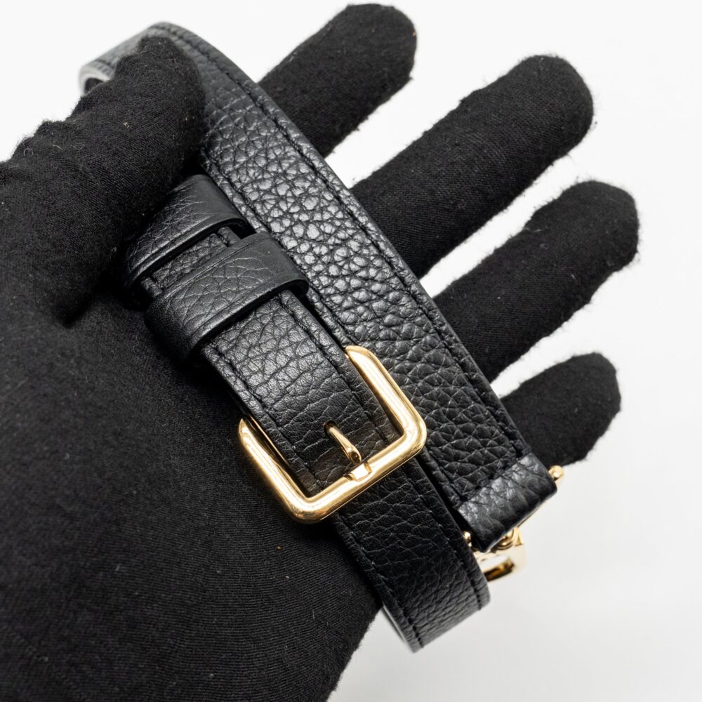 AAA Replica Louis Vuitton LV CAPUCINES BB WITH MONOGRAM FLOWER EMBELLISHMENTS TAURILLON BLACK GHW