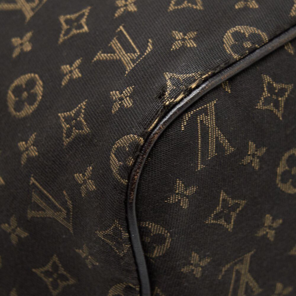 AAA Replica Louis Vuitton LV NEVERFULL MM MONOGRAM FABRIC DARK BROWN GHW