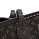 AAA Replica Louis Vuitton LV NEVERFULL MM MONOGRAM FABRIC DARK BROWN GHW