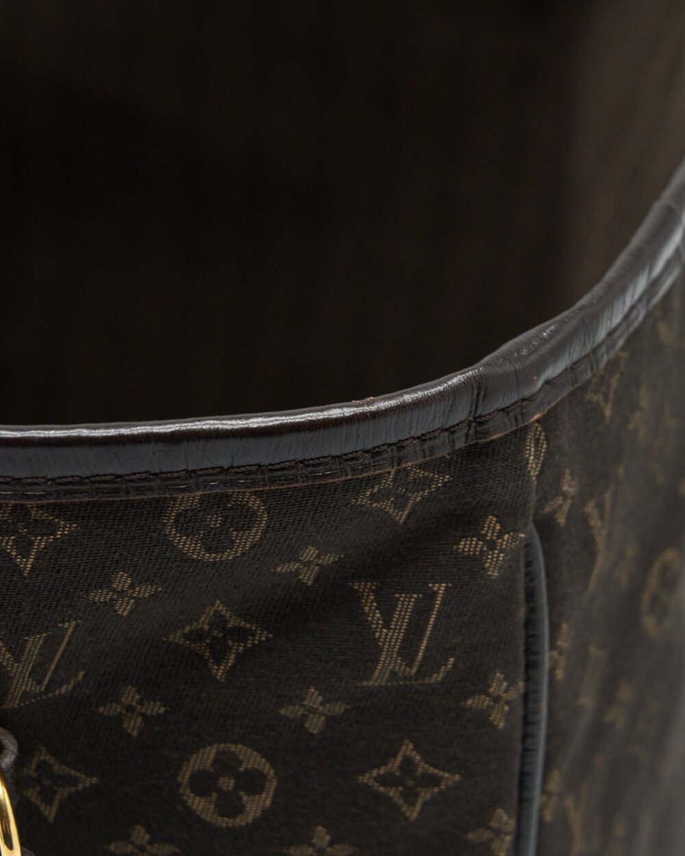 AAA Replica Louis Vuitton LV NEVERFULL MM MONOGRAM FABRIC DARK BROWN GHW