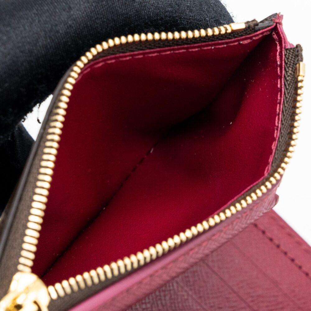 AAA Replica Louis Vuitton LV VICTORINE WALLET MONOGRAM CANVAS FUCHSIA GHW
