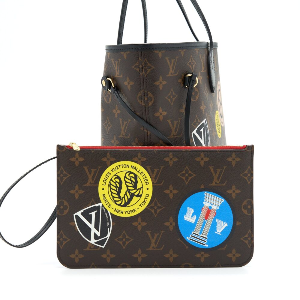 AAA Replica Louis Vuitton LV NEVERFULL MM WORLD TOUR MONOGRAM CANVAS LIMITED EDITION