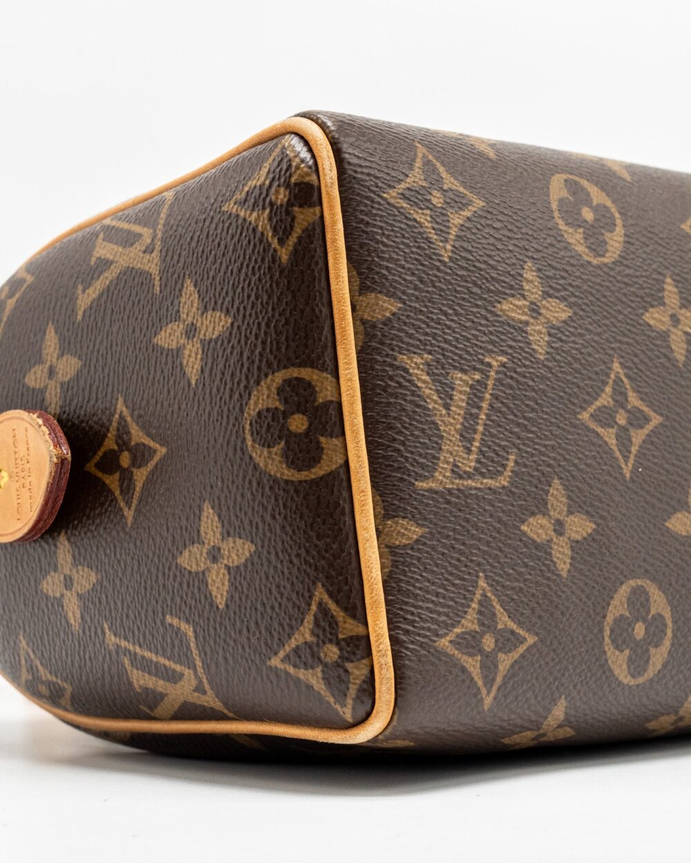 AAA Replica Louis Vuitton LV SPEEDY 20 BANDOULIERE MONOGRAM CANVAS BLACK STRAP GHW