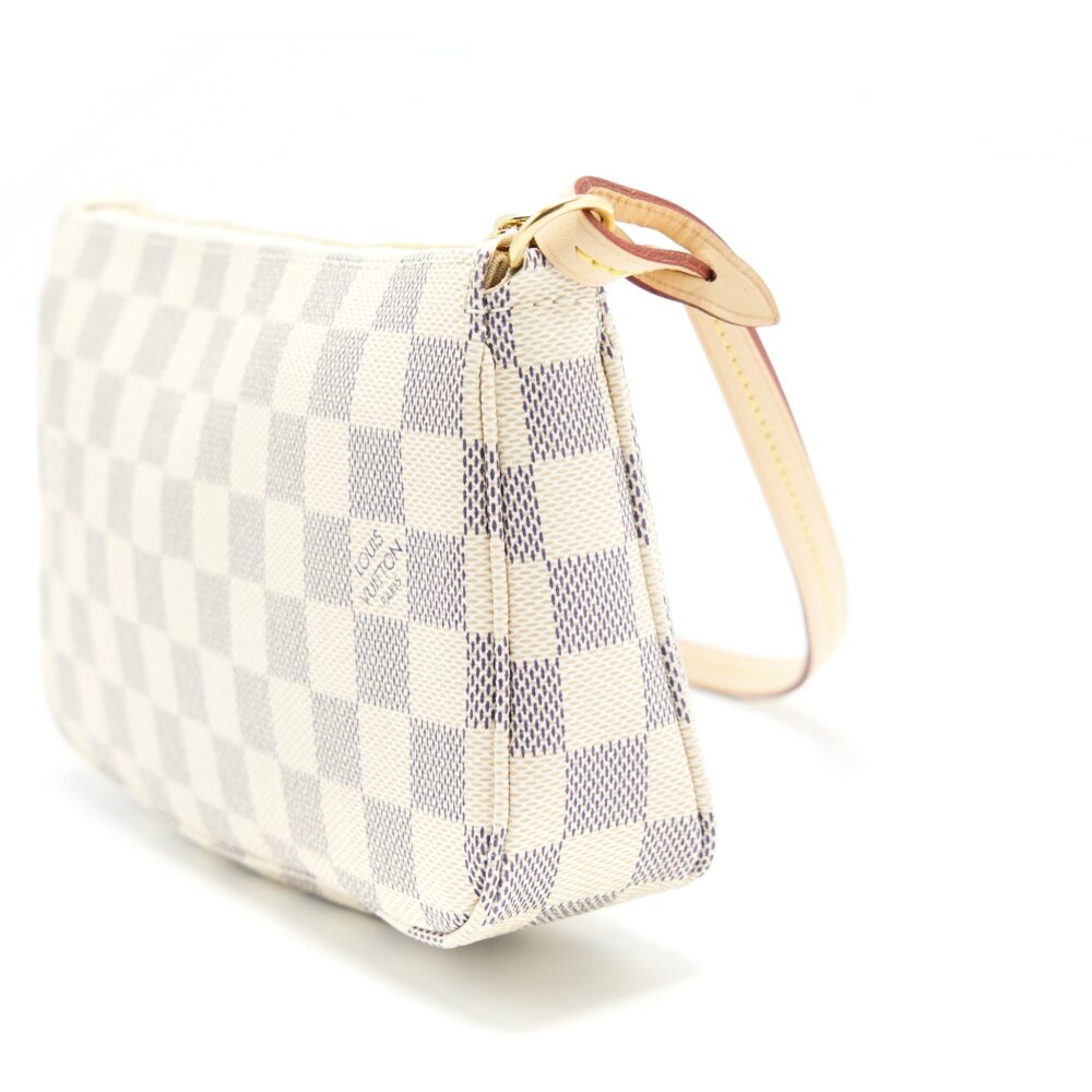 AAA Replica Louis Vuitton LV POCHETTE ACCESSORIES DAMIER AZUR CANVAS