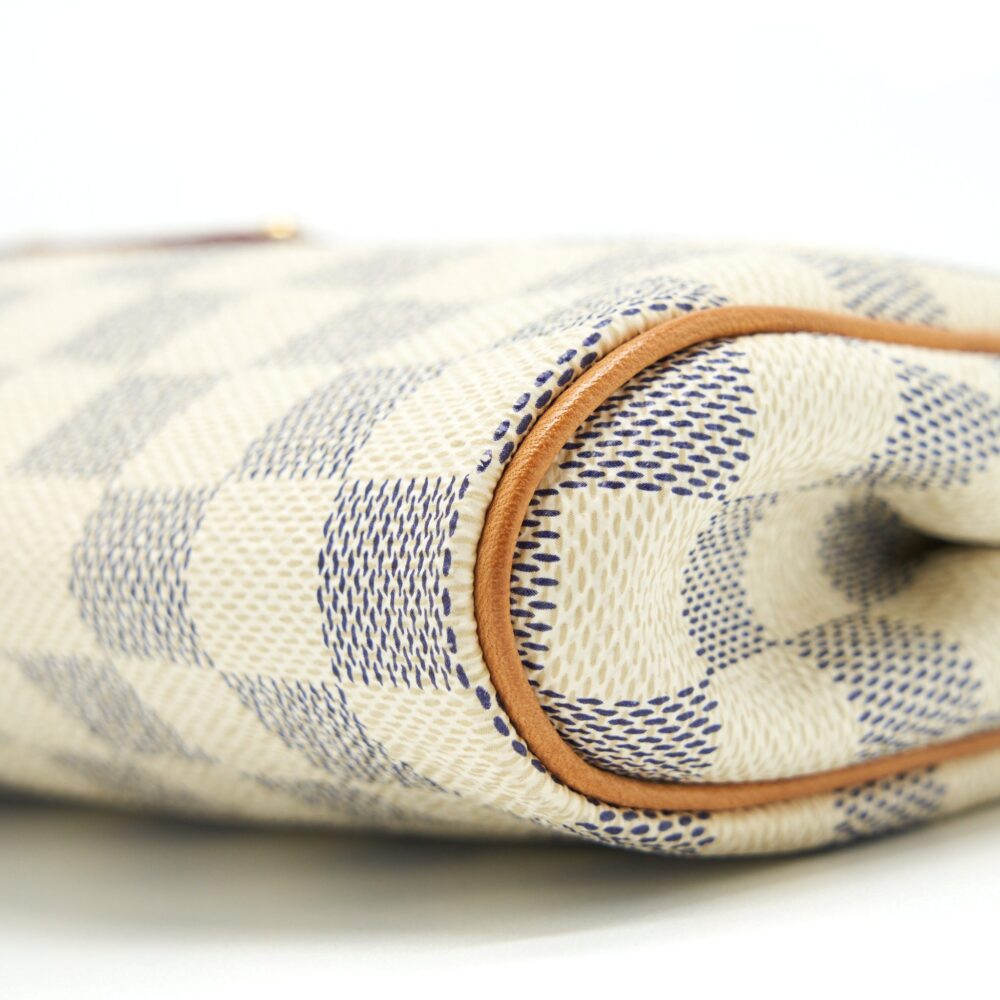 AAA Replica Louis Vuitton LV EVA CROSSBODY BAG DAMIER AZUR GHW