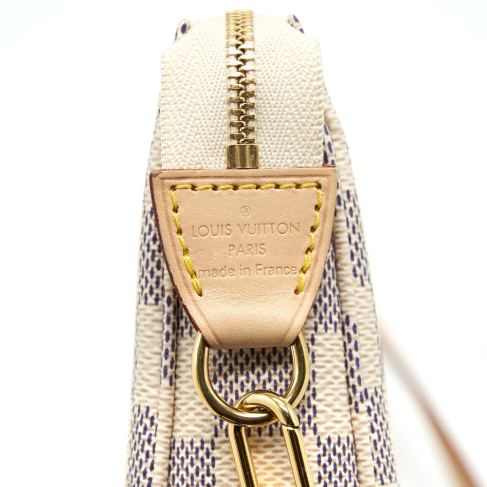 AAA Replica Louis Vuitton LV POCHETTE ACCESSORIES DAMIER AZUR CANVAS