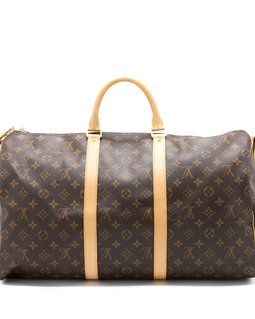 AAA Replica Louis Vuitton LV KEEPALL BANDOULIRE 50 MONOGRAM CANVAS GHW