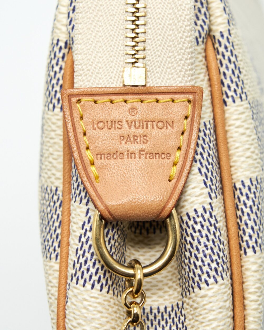 AAA Replica Louis Vuitton LV EVA CROSSBODY BAG DAMIER AZUR GHW