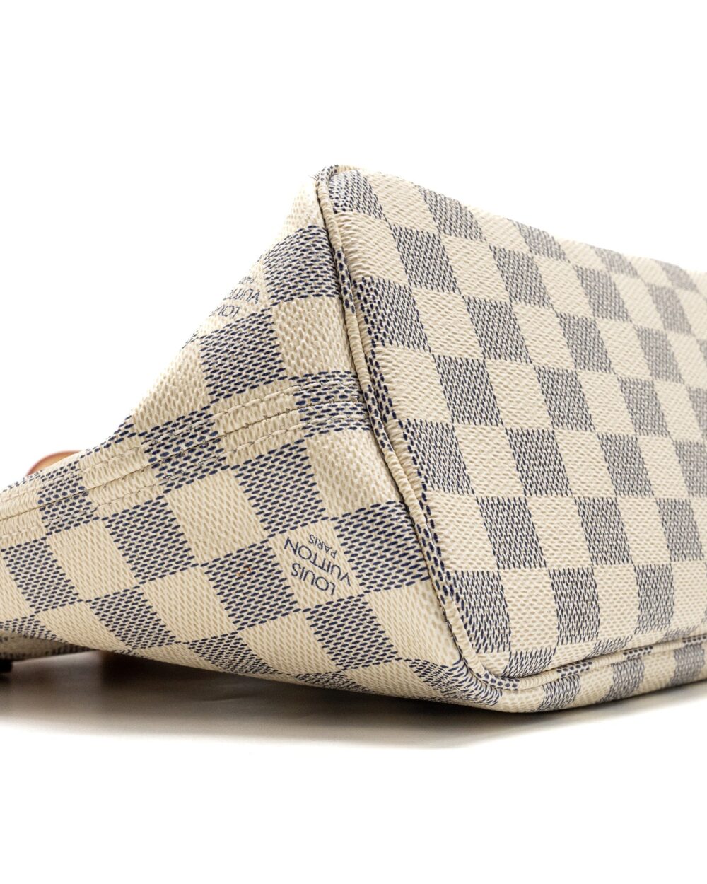 AAA Replica Louis Vuitton LV NEVERFULL PM DAMIER AZUR GHW