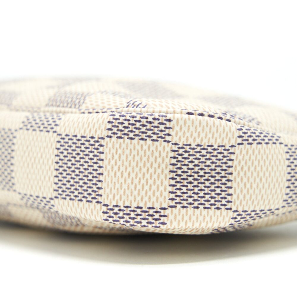AAA Replica Louis Vuitton LV MINI POCHETTE ACCESSORIES DAMIER AZUR CANVAS