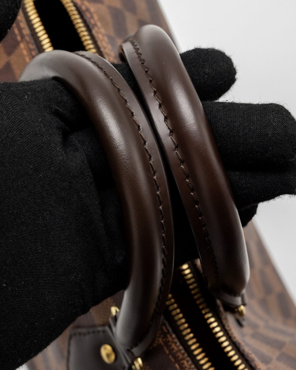 AAA Replica Louis Vuitton LV SPEEDY BANDOULIERE 25 DAMIER EBENE GHW