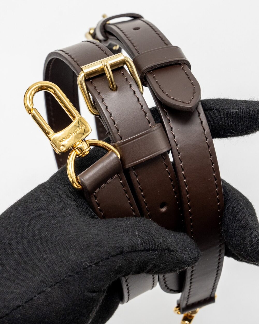 AAA Replica Louis Vuitton LV SPEEDY BANDOULIERE 25 DAMIER EBENE GHW