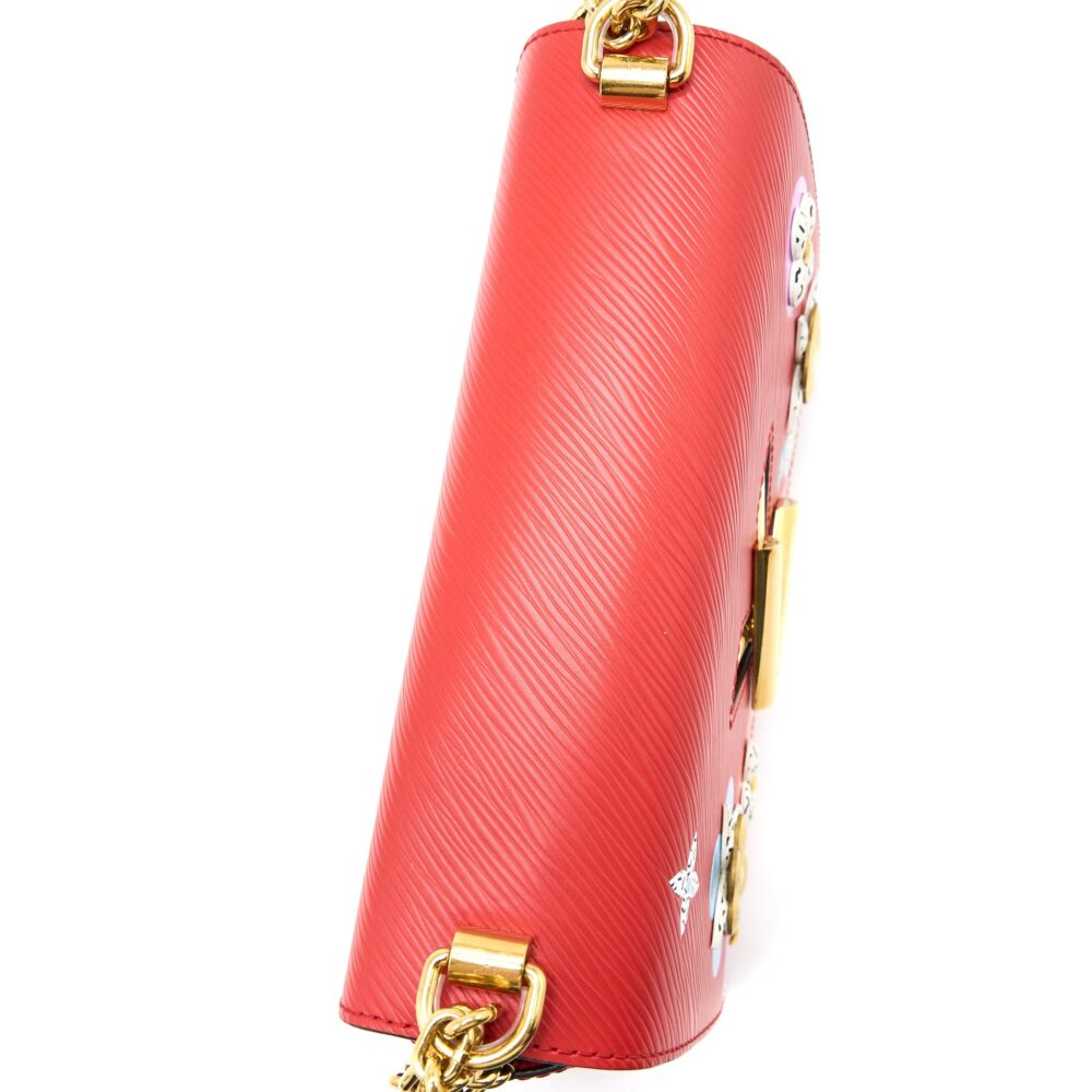 AAA Replica Louis Vuitton LV TWIST MM EPI RED GHW