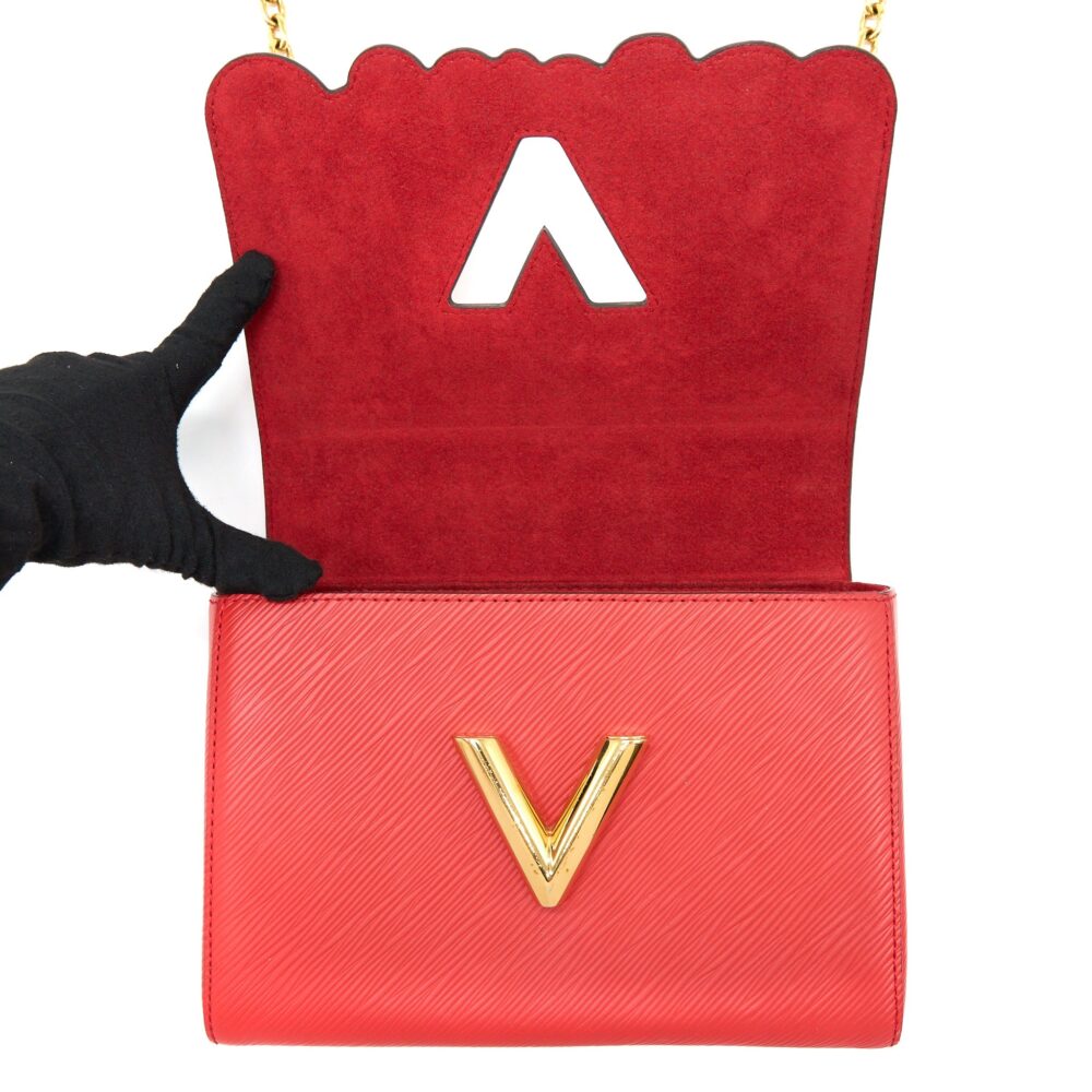 AAA Replica Louis Vuitton LV TWIST MM EPI RED GHW