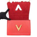 AAA Replica Louis Vuitton LV TWIST MM EPI RED GHW