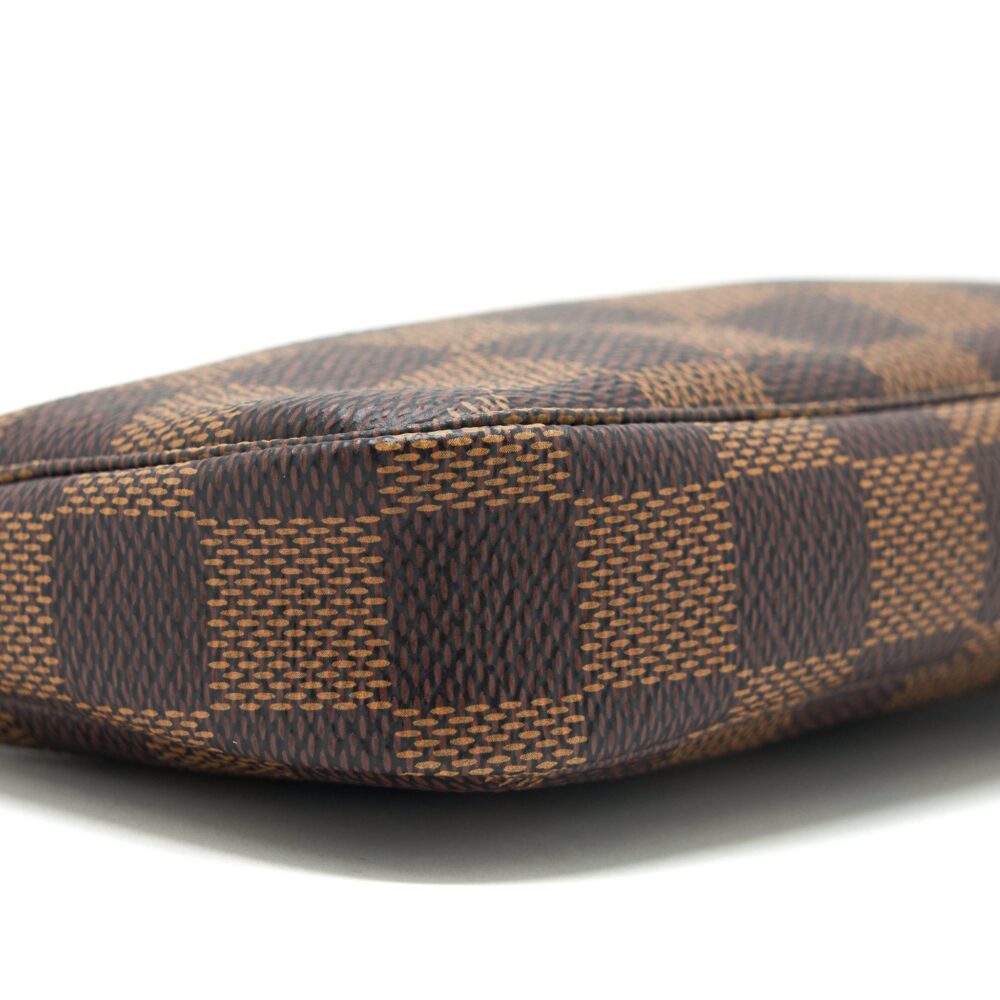 AAA Replica Louis Vuitton LV MINI POCHETTE ACCESSORIES DAMIER EBENE CANVAS