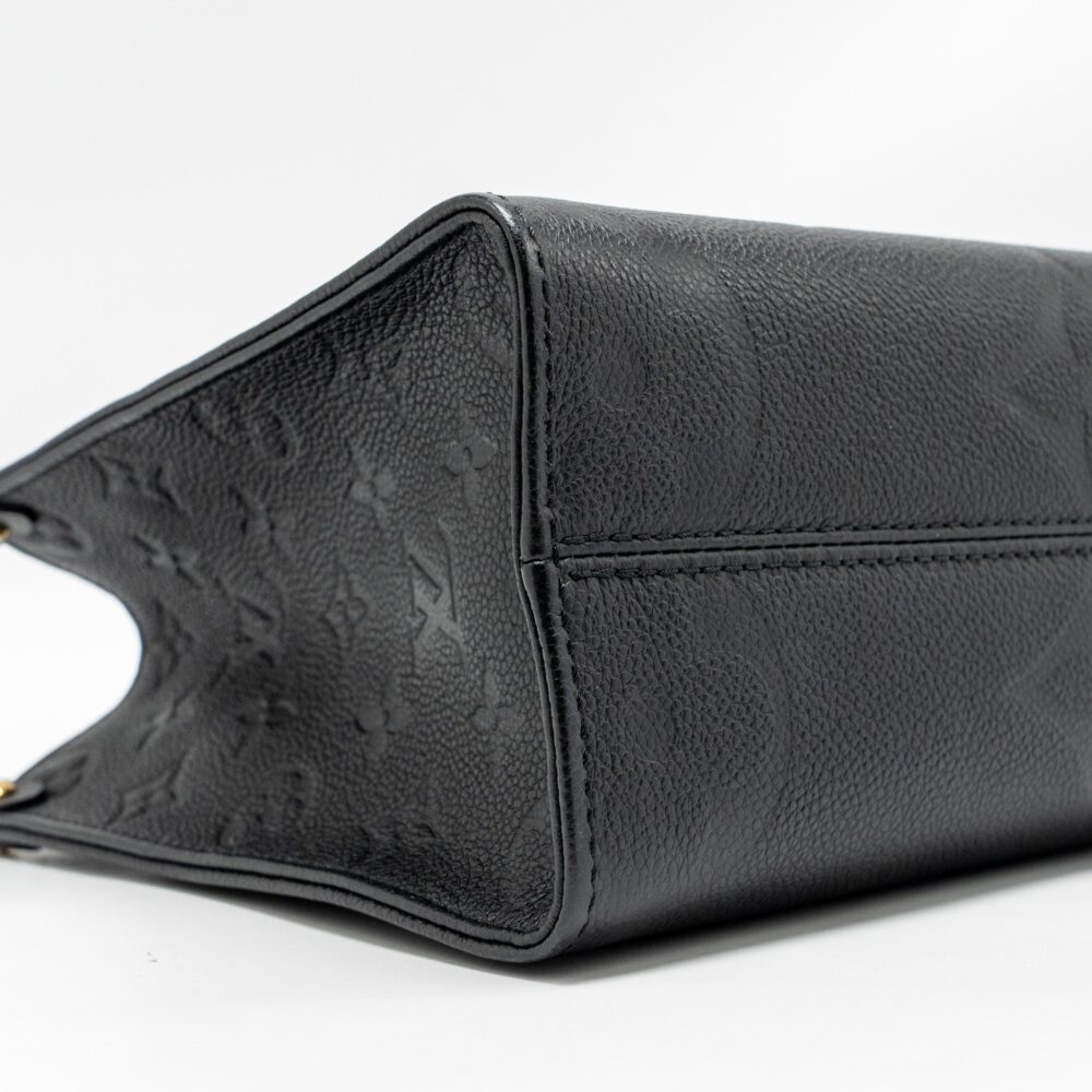 AAA Replica Louis Vuitton LV ONTHEGO PM MONOGRAM EMPREINTE LEATHER BLACK GHW