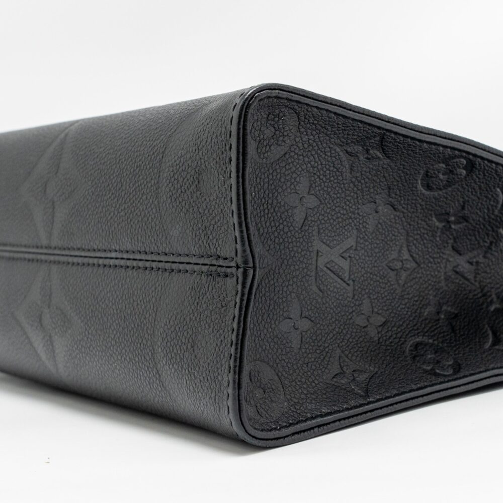 AAA Replica Louis Vuitton LV ONTHEGO PM MONOGRAM EMPREINTE LEATHER BLACK GHW
