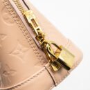 AAA Replica Louis Vuitton LV ALMA BB PATENT LIGHT PINK GHW