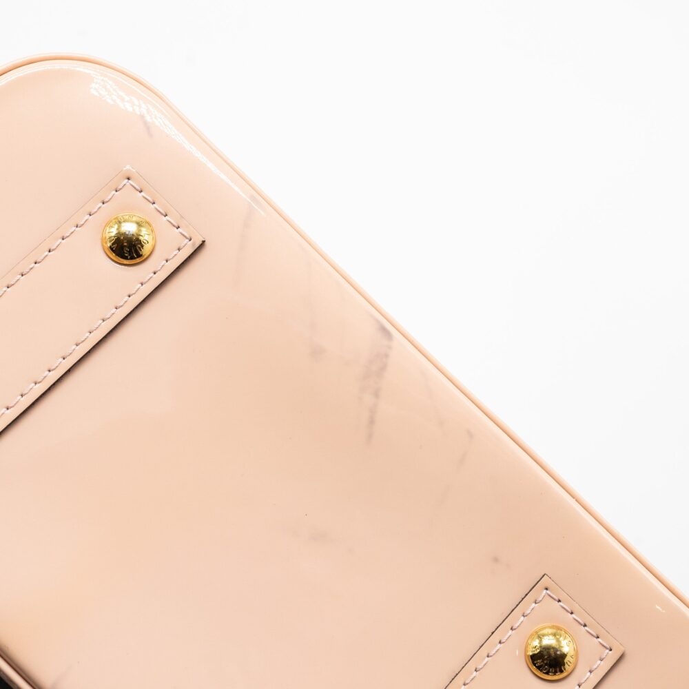 AAA Replica Louis Vuitton LV ALMA BB PATENT LIGHT PINK GHW