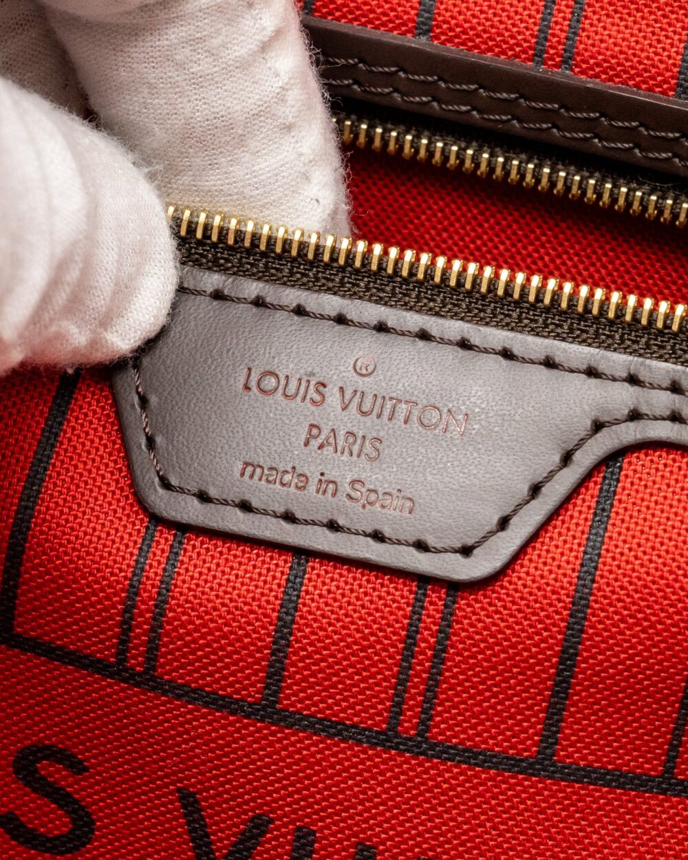 AAA Replica Louis Vuitton LV NEVERFULL MM DAMIER EBENE CANVAS GHW