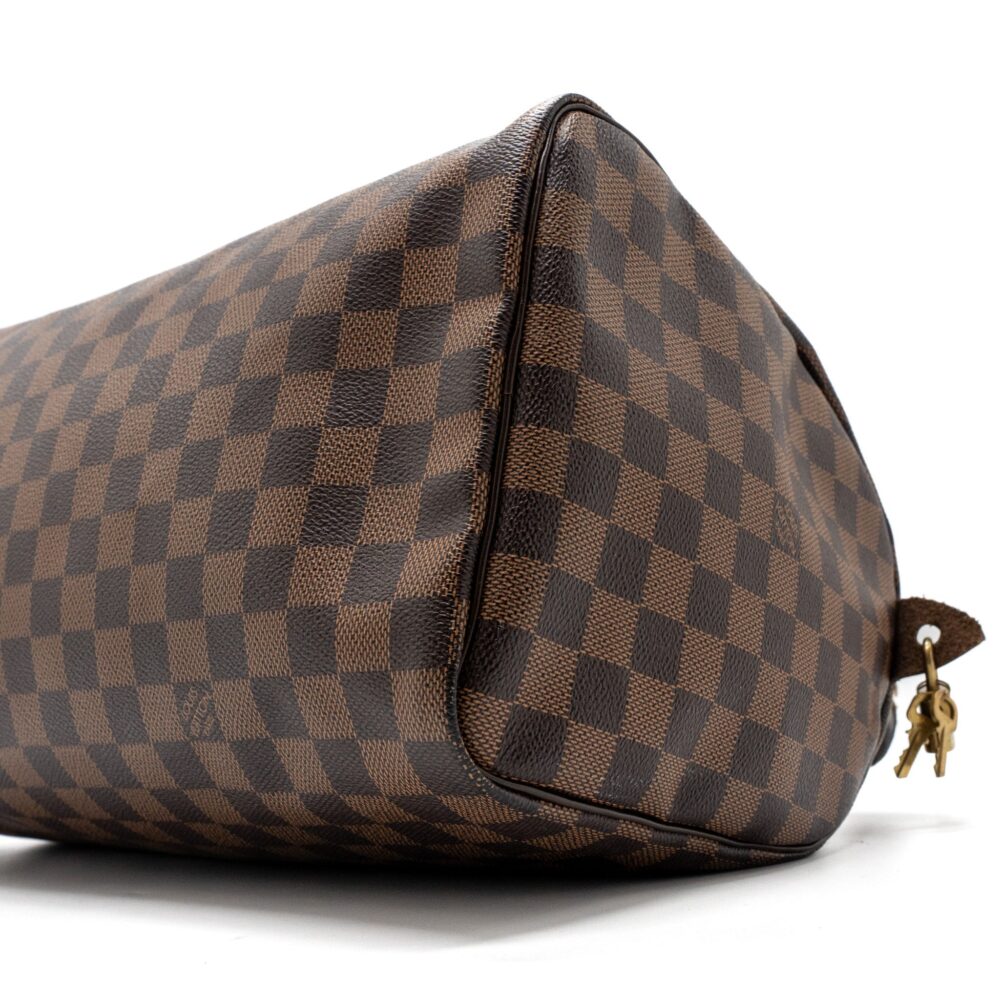 AAA Replica Louis Vuitton LV SPEEDY 35 DAMIER EBENE GHW