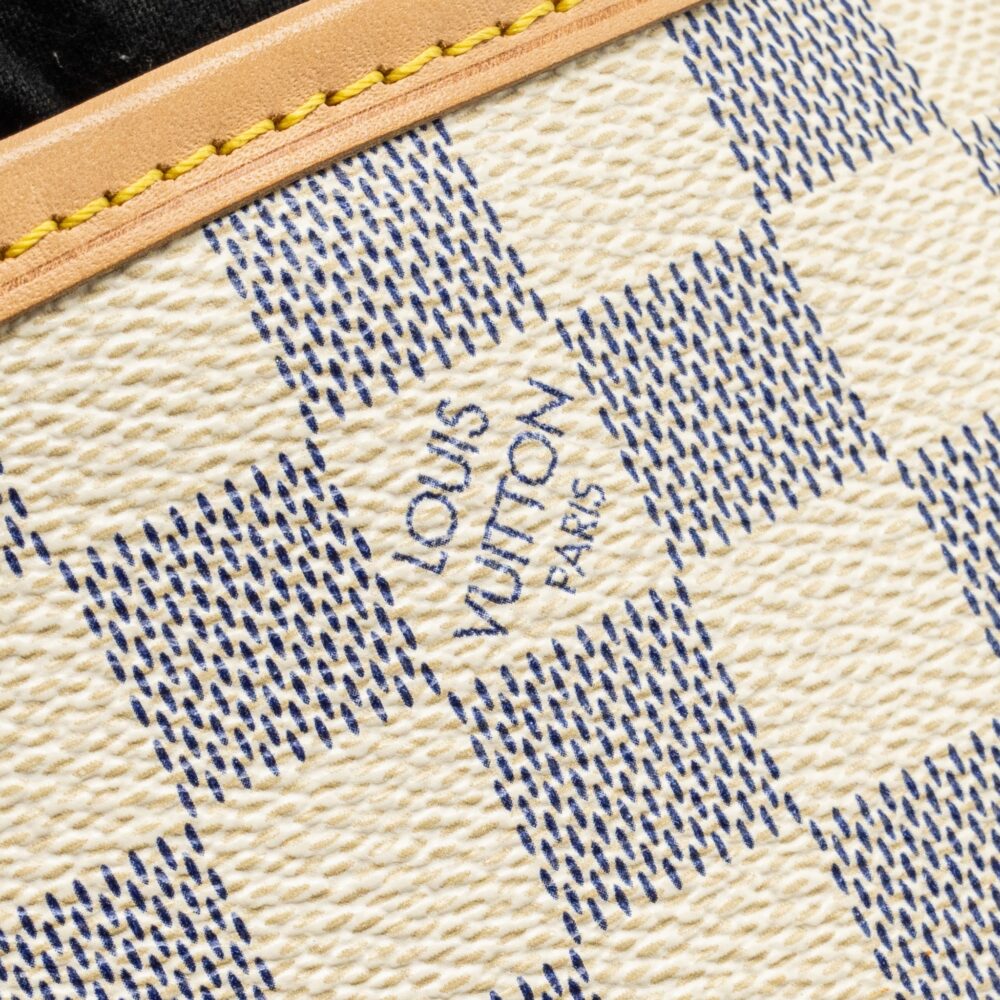 AAA Replica Louis Vuitton LV NEVERFULL PM DAMIER AZUR GHW