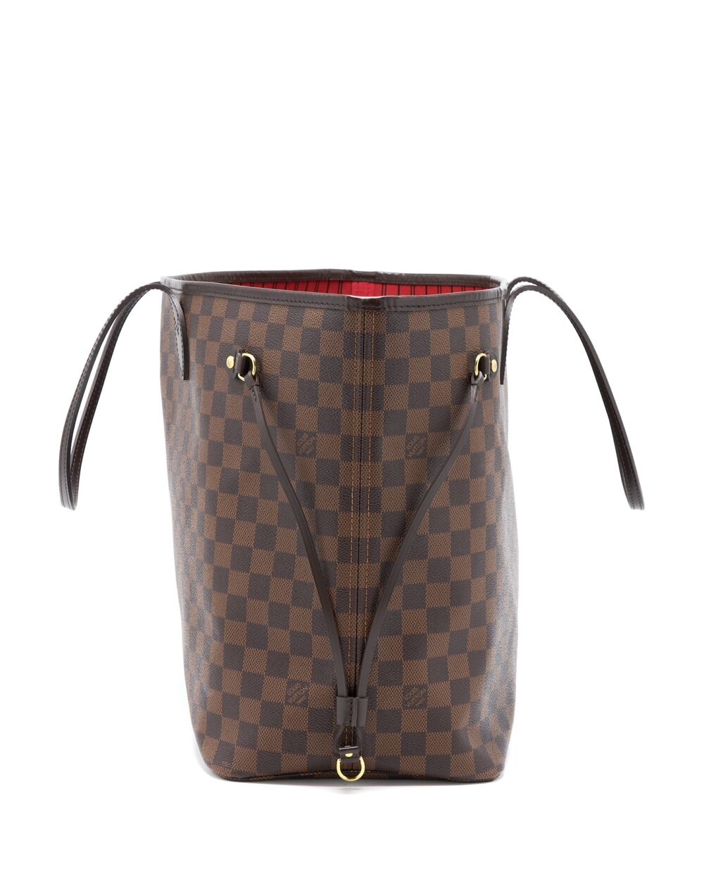 AAA Replica Louis Vuitton LV NEVERFULL GM DAMIER EBENE GHW