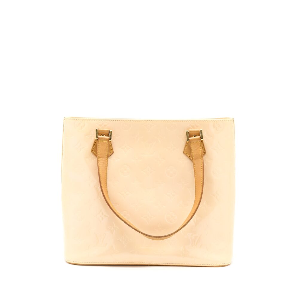 AAA Replica Louis Vuitton LV VINTAGE HUSTON TOTE VERNIS BEIGE GHW