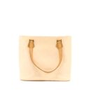 AAA Replica Louis Vuitton LV VINTAGE HUSTON TOTE VERNIS BEIGE GHW