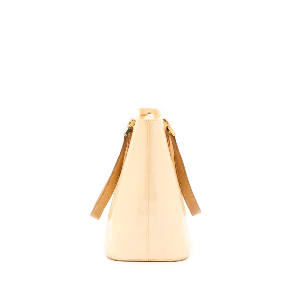 AAA Replica Louis Vuitton LV VINTAGE HUSTON TOTE VERNIS BEIGE GHW