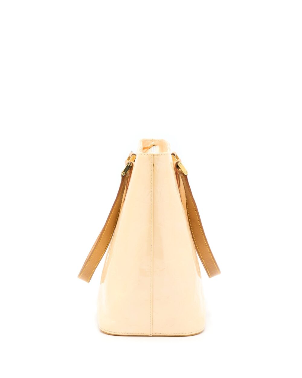 AAA Replica Louis Vuitton LV VINTAGE HUSTON TOTE VERNIS BEIGE GHW